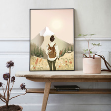 Hike with Me Unframed Poster Print