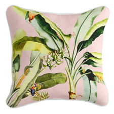 Bahamas Linen-Blend Cushion Cover