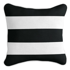 Classic Stripe Linen-Blend Cushion Cover