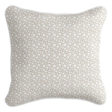 Zoe Polka Dot Square Linen-Blend Cushion Cover