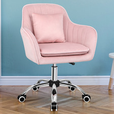 Carrie Velvet Office Chair