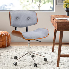 Maguire Linen Office Chair