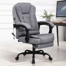 Blaese Faux Linen Massage Executive Chair