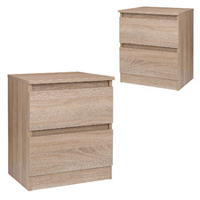 Sabrina 2 Drawer Bedside Tables (Set of 2)