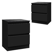 Sabrina 2 Drawer Bedside Tables (Set of 2)