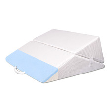 2 Piece Cool Gel Memory Foam Wedge Pillow Set