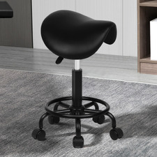 Vance Faux Leather Office Stool