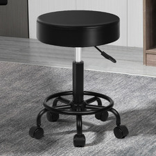 Adam Faux Leather Office Stool