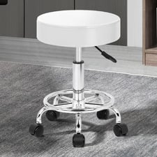 Adam Faux Leather Office Salon Stool