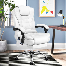 Galini PU Leather Heated Massage Office Chair