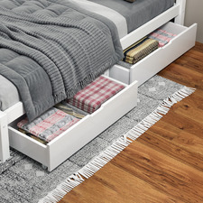 Kiri Pine Wood Storage Drawers (Set of 2)