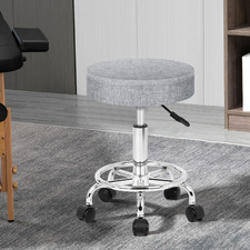 Light Grey Rickard Adjustable Office Stool