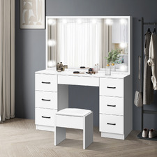 2 Piece Asse Dressing Table & Stool Set