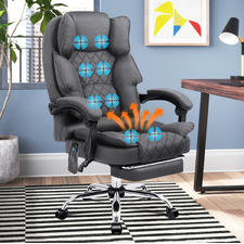 Rory Massage Executive Chair with Heated Fabric Seat