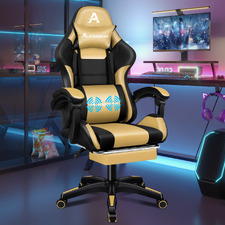 Nightcrawler PU Leather Gaming Chair with Footrest