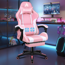 Nightcrawler PU Leather Gaming Chair with Footrest