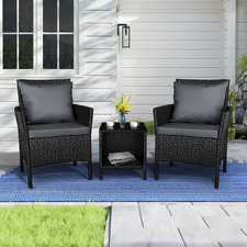 2 Seater Chandon Outdoor Armchair & Table Set