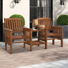 2 Seater Sanchez  Fir Wood Outdoor Jack & Jill