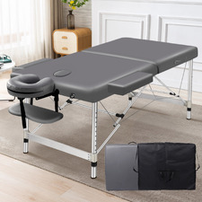Carson 55cm Faux Leather 2 Fold Lift Up Massage Table