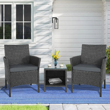 2 Seater Matteo Outdoor Armchair & Table Set