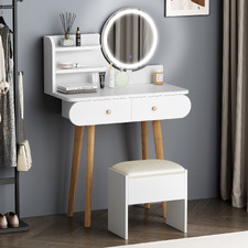2 Piece Carina Dressing Table & Stool Set
