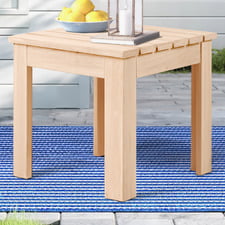 Delmar Fir Wood Outdoor Side Table