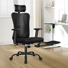 Ares High Back Office Chair with Footrest