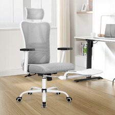 Ares High Back Office Chair with Footrest