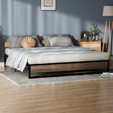 Soren Steel & Timber Bed Base