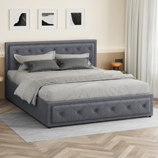 Naya Upholstered Gas Lift Storage Bed