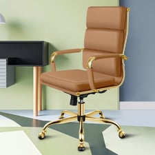 Gabrielle High Back Faux Leather Executive Chair
