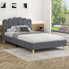 Grey Philippa Upholstered Bed