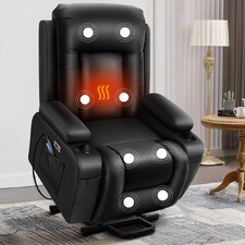 Kyron PU Leather Recliner Armchair