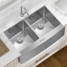 Maud 810mm Double Stainless Kitchen Sink