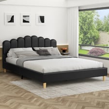 Philippa Faux Leather Bed Frame