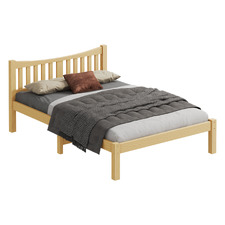 Natural Carmilla Pine Wood Bed Frame