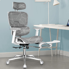 Platon Mesh Office Chair with Footrest