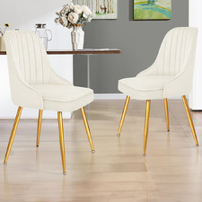 Davis Velvet Dining Chairs (Set of 2)