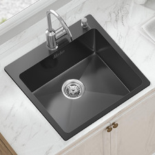 Wingrave 530mm Single Stainless Steel Kitchen Sink