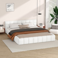 Ellie May Boucle Platform Bed