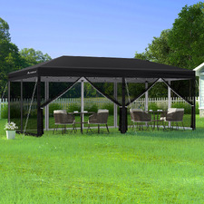 6m x 3m Kelvin Mesh Outdoor Pop-Up Gazebo