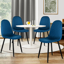 Mylah Velvet Dining Chairs (Set of 4)