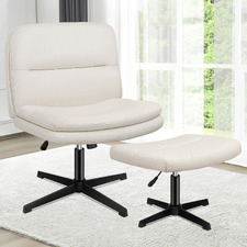 Tegan Office Chair & Ottoman Set