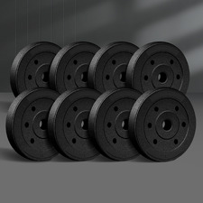 Wellington 20kg Barbell & Dumbbell Weight Plates (Set of 8)