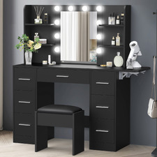 2 Piece Willow Dressing Table & Stool Set