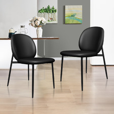 Dorado Faux Leather Dining Chairs (Set of 2)