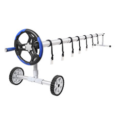 2 Piece 700x400cm Haven Pool Cover & Roller Set