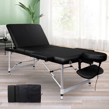 3 Fold Allia Faux Leather Massage Table