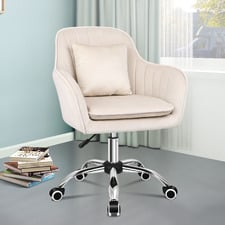 Carrie Velvet Office Chair