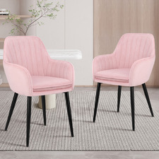 Fairbanks Velvet Dining Chairs (Set of 2)